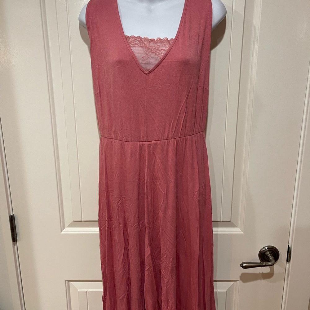 LANE BRYANT jersey dress rose coral sz 18/20